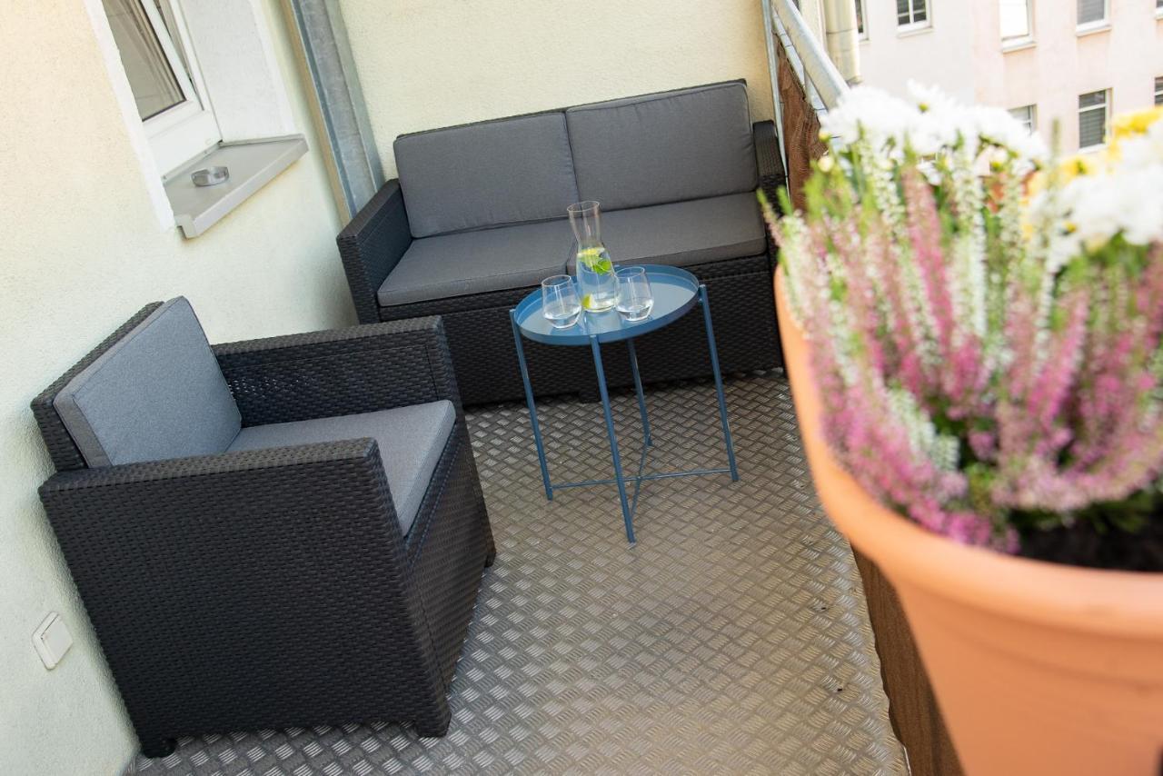 Stilvolles Apartment - Balkon, Netflix, Nespresso, Zentral, Messe Chemnitz Exterior photo