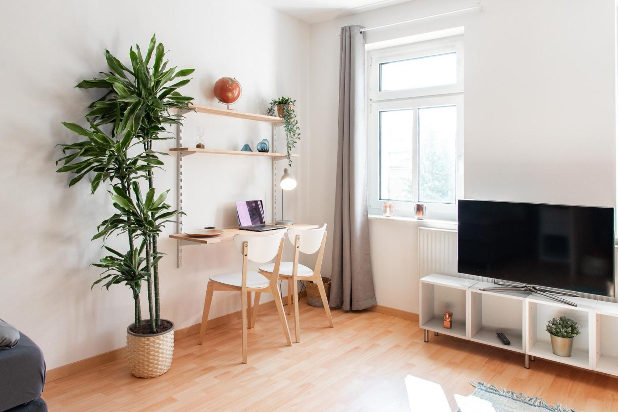Stilvolles Apartment - Balkon, Netflix, Nespresso, Zentral, Messe Chemnitz Exterior photo